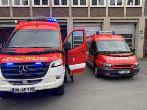 Übergabe neuer Einsatzleitwagen