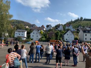 Besuch bei der Eröffnung der Kinderfeuerwehr