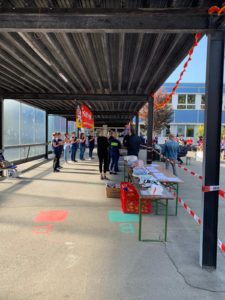 Besuch bei der Eröffnung der Kinderfeuerwehr