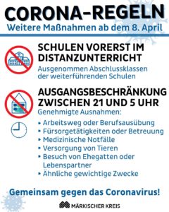 Ausgangssperre im Märkischen Kreis