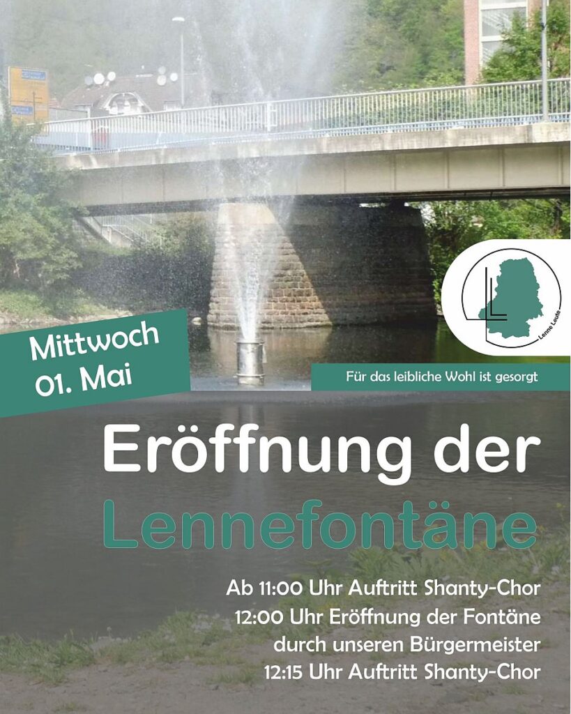 Eröffnung Lennefontäne
