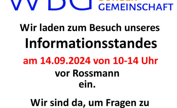 Infostand WBG Werdohl