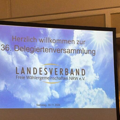 Delegiertenversammlung LV Freie Wählergemeinschaften NRW e.V.