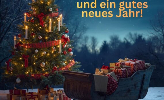 Frohe Weihnachten und ein gutes neues Jahr 2026!
