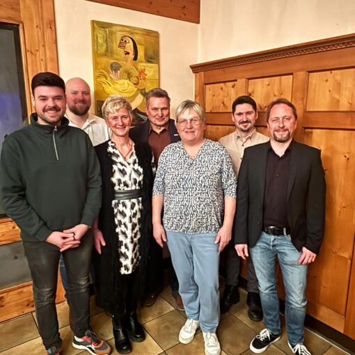 Vorstandswahlen der UWG MK. Der neu Vorstand steht unter Leitung von Klaus-Dieter Frick, 1. Vorsitzender der WBG.