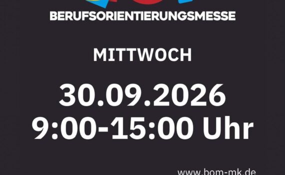 Plakat Berufsorientierungsmesse 2026