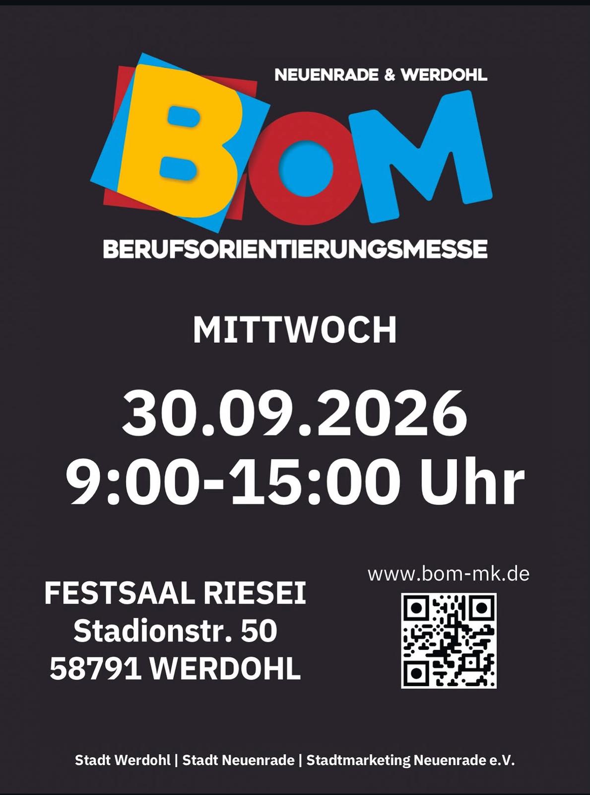 Plakat Berufsorientierungsmesse 2026